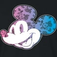 thumbnail image 3 of Mickey & Friends - Gradient Floral Mickey Fill - Juniors Cropped Cotton Blend T-Shirt, 3 of 5
