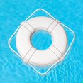 thumbnail image 3 of Poolmaster 54576 US Coast Guard Approved 24" Diameter Ring Buoy, White (2 Pack), 3 of 4
