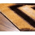 thumbnail image 3 of LBaiet SD391U35 3 x 5 Pi Shelby Shag Zone Rug&44; Brun, 3 of 6