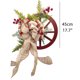 thumbnail image 2 of Rueda De Madera De Navidad De 45 Cm Para Puerta Delantera, Decoración De Bayas De Pino, Corona Colgante Con Lazo Para Interior Y Exterior seitruly HA039326-00, 2 of 6