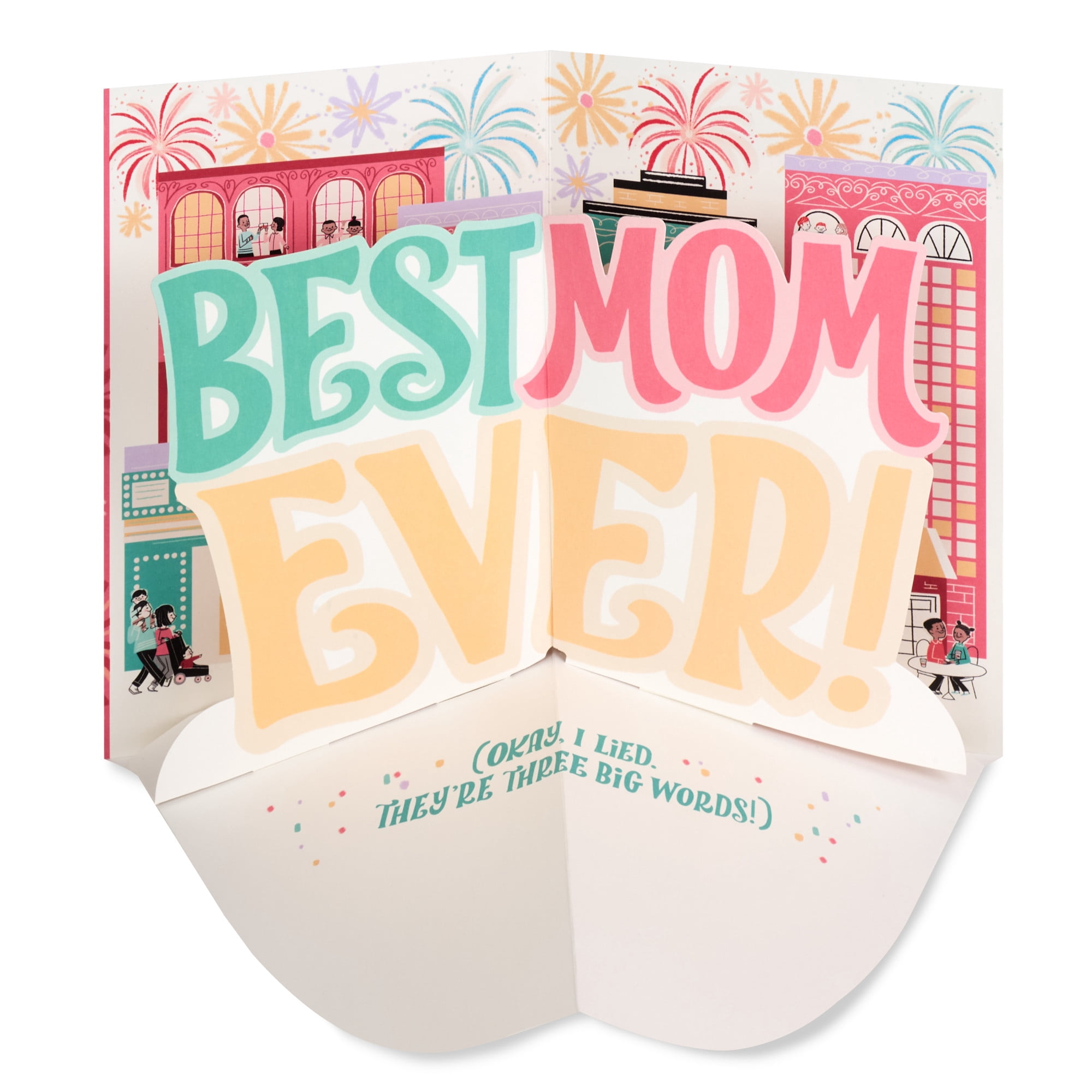 Hallmark Funny Pop-Up Mother's Day Card for Mom (Three Little Words)