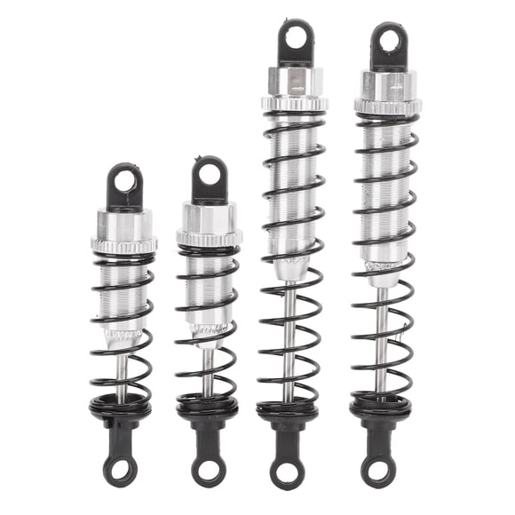 Amortisseurs RC, Amortisseur RC Efficace Confortable pour Voitures Télécommandées 1/12 Argent