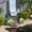 Coffee, variant on Garden Sculptures and Statues Gutter Downspout Turtle Block Animal Sculpture Decoration Figurine Home Rainwater Patio Accessories