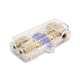 thumbnail image 1 of 60A 1-Input 2-Output AGU PortaFusibles Cortacircuitos de Amplificador de Audio de Coche Unique Bargains Portafusibles AGU, 1 of 4