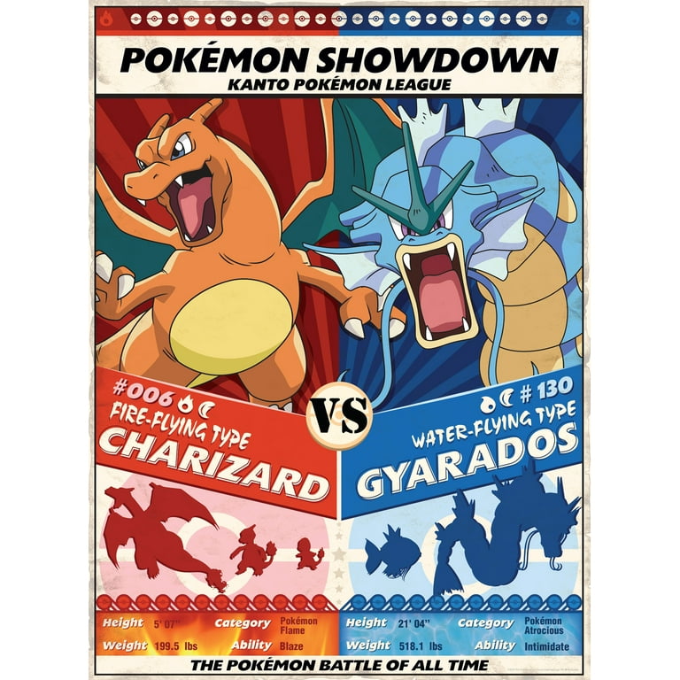 Buffalo Games - Pokemon Showdown: Charizard V. Gyarados - 1000