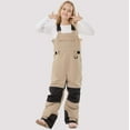 thumbnail image 2 of shoper Snow Suits for Girls 4t Winter Coat and Snow Pants Set Windproof Overalls Ski Suits Kid Winter Warmth Snow Suits Khaki 170, 2 of 8