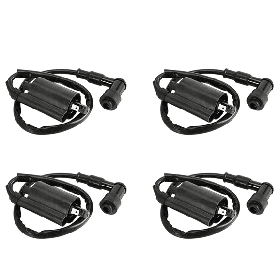 4X Motorcycle Ignition Coils Fits for GS125 GN125 VX250 Virago 1100 XV1100 XV-1100 1995-2007