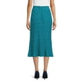 thumbnail image 2 of Nine.Eight Women's High-Waisted Midi Swing Skirt, 2 of 5