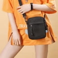 thumbnail image 5 of Bolso de hombro para teléfono móvil para hombre, bandolera para teléfono móvil, bolso cruzado Vertical para teléfono móvil, funda con bolsillo con cremallera, 5 of 5