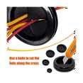 thumbnail image 2 of 52Pcs 6 Sizes Rubber Grommets for Wiring,Rubber Grommet Kit,Double Sided Round Rubber Plugs, 2 of 7