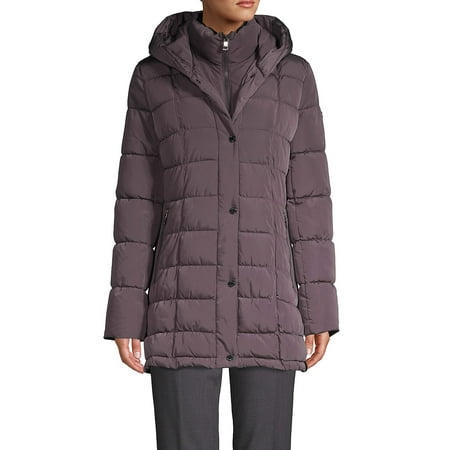 Square-Quilt Gilet Puffer Down Coat
