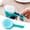 Blue, variant on Reusable Bag Clip with Pour Spout for Food Storage, Compact Sealing Clip for Freshness Preservation, Easy Pour Organizer Clip, Lightweight Kitchen Accessory, 1 Pack Black