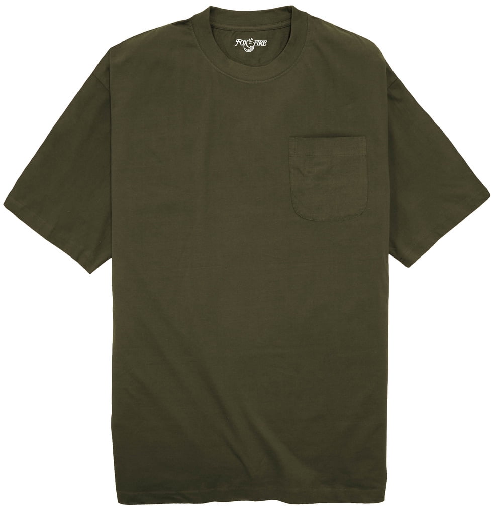 Foxfire - Foxfire Big & Tall Menâs Pocket T-Shirts 3XL â 8XL 2XLT 