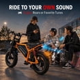 thumbnail image 5 of WINDHORSE 1255W Peak Electric Bike for Teens, 16" Fat Tire E Mountain Bike 20-28mph, 45-65miles Range 748.8Wh Removable Battery, with Free Lock&Helmet, 5 of 10