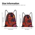 thumbnail image 2 of Zufioo Scooby-Doo Sac de Sport Imprimé Sac de Gym à Ficelles Lavable en Machine Sac à Dos à Ficelles pour Hommes Femmes-Moyen, 2 of 6