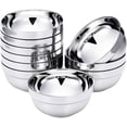 thumbnail image 1 of 304 Stainless Steel Bowl Double Layer Insulated Bowl Set 13cm - 10 PCS, 1 of 4