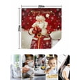 thumbnail image 5 of Merry Christmas Cloth Napkins Washable Set of 2, Winter Santa Claus Xmas Snowflakes Reusable Dinner Table Napkins Cloth Bulk for Weddings Kitchen Restaurants Hotel Events Parties 20 x 20 Inch, 5 of 9