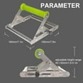 thumbnail image 3 of PEONAVET Cutting Machine Support Cutting Machine Support 201 Adjustable Cutting Machine Support Frame Stainless Steel Frame Cutting Machine Support Frame, 3 of 9