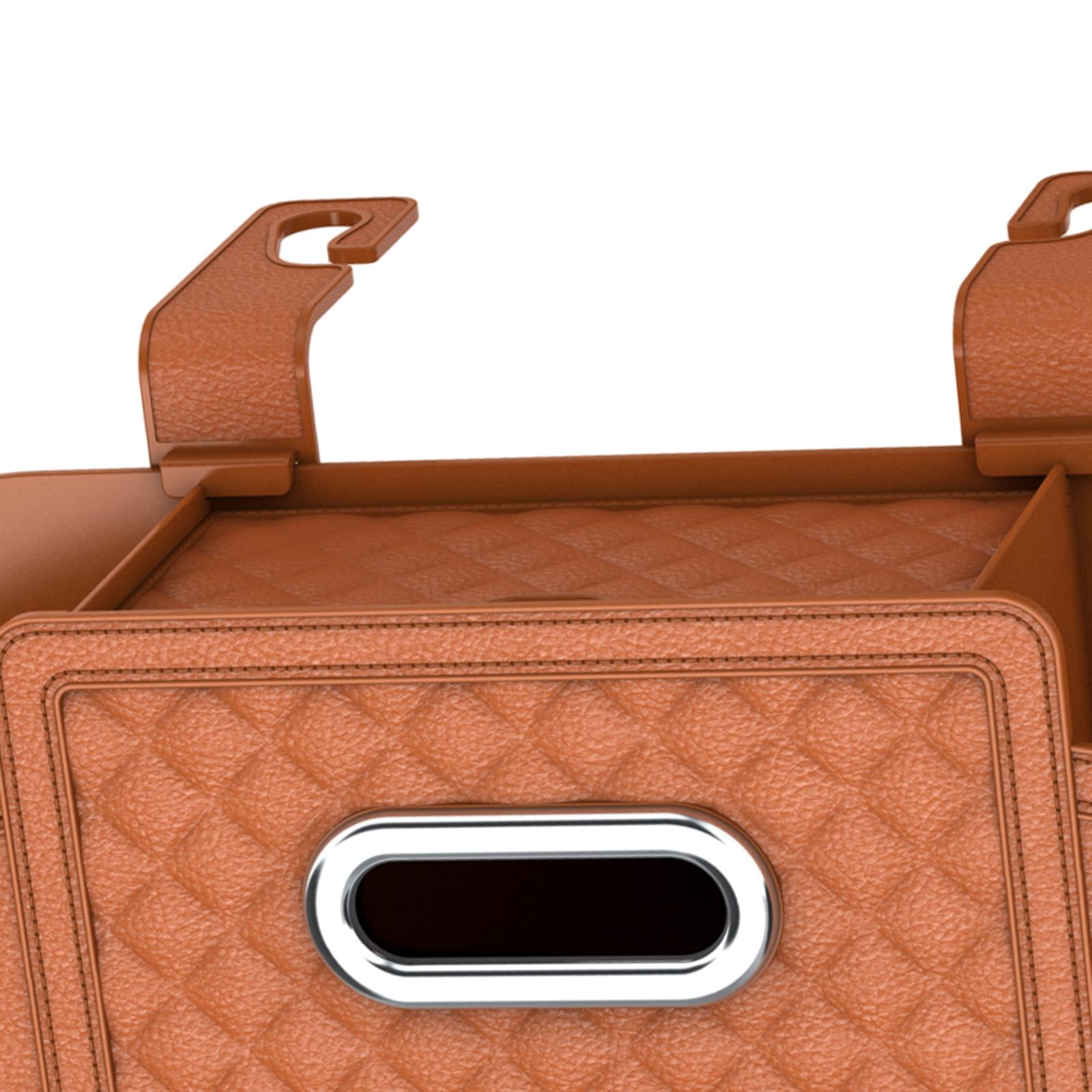 Baoblaze Car Backseat Organizer Storage Box Auto Interior Decoration Drink Cup Holder Yellow