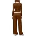 thumbnail image 3 of New Fashion Women's Casual Sets Long-sleeved T-shirt Wide-leg Trousers Sportswear Women's Clothing conjuntos de pantalones, 3 of 3