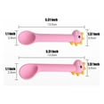 thumbnail image 3 of 2Pcs Baby Silicone Spoon Fork Set Baby Feeding Training Spoon and Fork for Baby, 3 of 3