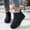 Blue, variant on Women Fleece Lined Winter Snow Ankle Boots, Waterproof Side Zipper Warm Booties, Non-Slip Lightweight Casual Cold Weather Shoes Gray 9.5(43)