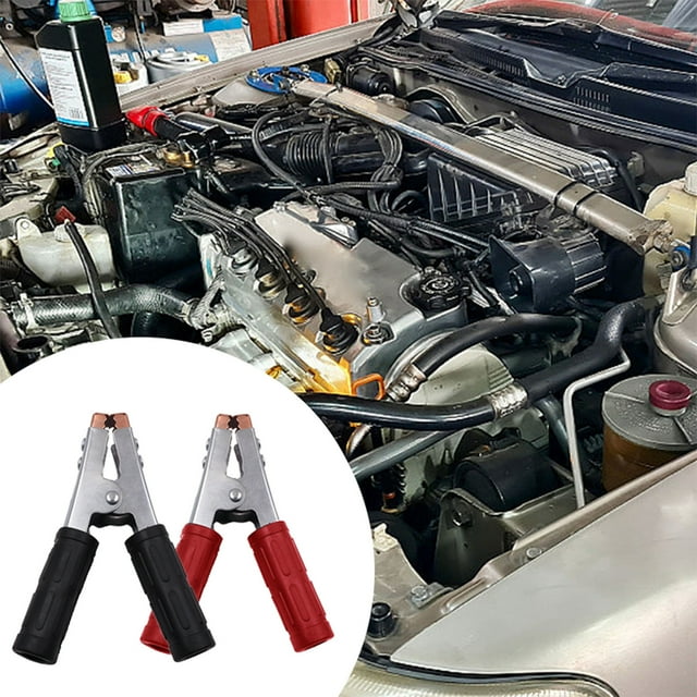 BotaniNest Automobile Robuste pour Véhicule d'Urgence à Survoltage de Batterie avec Pinces Robustes et Fil de Cuivre Flexible