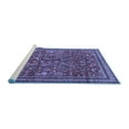thumbnail image 2 of Ahgly Company Machine Washable Indoor Rectangle Persian Blue Traditional Area Rugs, 8' x 12', 2 of 4