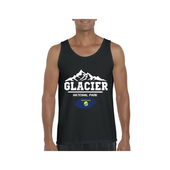 NIB - Men's Tank Top for Men - Glacier National Park