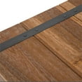 thumbnail image 5 of Michael Amini Brooklyn Walk Wood End Table in Burnt Umber Brown, 5 of 6