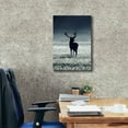 thumbnail image 3 of Epic Graffiti 'Silhouette Deer' by Incado, Giclee Canvas Wall Art, 18"x26", 3 of 8
