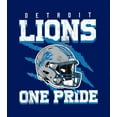 thumbnail image 2 of NFL Detroit Lions One Pride Navy 2X-Large Crew Fleece, 2 of 4