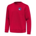 thumbnail image 2 of Men's Antigua Red New York Rangers Relevant Lightweight Pullover Sweatshirt, 2 of 3