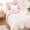 Pink, variant on - Floral Comforter Set, Coquette Cottagecore Aesthetic Cute Flower Pattern for Women Teen Girls, Soft Lightweight Dorm Bedding, 3 Piece, Pink, Twin/Twin XL Size