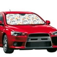 thumbnail image 2 of Kdxio Lilies Flowers Print Front Windshield Sun Shade,Folding Auto Sunshade for Car Truck SUV-, 2 of 7