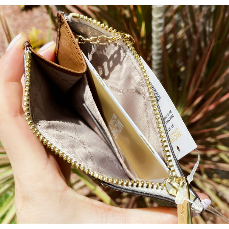 Michael Kors Jet Set Travel Coin Key Chain Card Holder Wallet