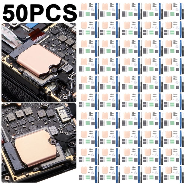 Likrtyny Disipador Calor Cobre Accesorios para Consola Juegos Enfriador SSD para Steam Deck M.2 2230 SSD