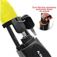 thumbnail image 3 of KAYCENTOP Car Steering Wheel Lock, Seat Belt Lock, Anti-Theft Device, Max 17 Inch Length, Small and Light-Weight, Multi-Functional, Fit Most Vehicle, SUV, Golf Cart Security (Yellow), 3 of 13