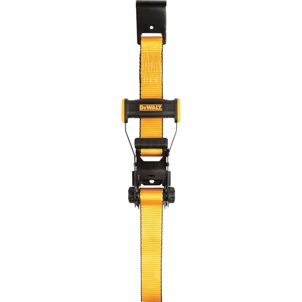 Correa de amarre con trinquete DEWALT DXBC10000F negro/amarilla, 2 x 27 pies
