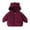 Wine, variant on Swuxness Toddler Hooded Warm Fleece Coat, Kids Winter Long Sleeve Jacket, Toddler Solid Color Corduroy Zip Up Jacket with Front Pockets for Boys and Girls Coffee, 1-2 Years