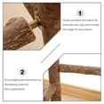 thumbnail image 3 of Miangastore 1Pcs Wood Parrot Perch Toy Suitable for Small Birds and Pet Owners, 3 of 8