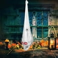 thumbnail image 3 of Décoration de Crâne Suspendu d'Halloween Yeux Rouges Lumineux Effrayants Araignée Maison Hantée Intérieur Extérieur Déco des Fêtes Pendentif Crâne Accessoire Fournitures de Fête Gris Taille Unique, 3 of 13