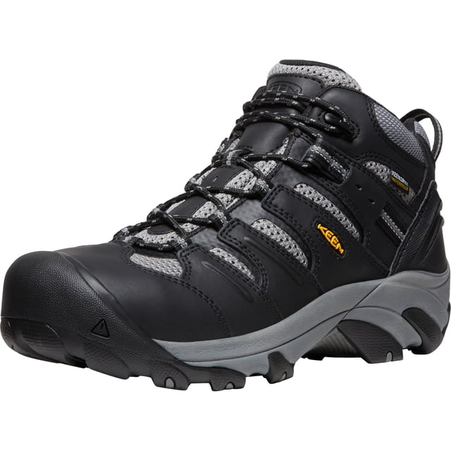 Bota KEEN Utility Lansing Media Caña con Punta de Acero Impermeable