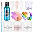 thumbnail image 1 of Kit de polvo cristalino MT33 para uñas, ideal para crear efectos duraderos y brillantes. Incluye todo lo necesario para diseños profesionales o uso en casa. Compatible con gel UV., 1 of 6