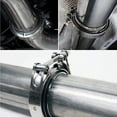 thumbnail image 2 of SUSUCAR Universal 3" inch Stainless Steel V-Band Turbo Downpipe Clamp Vband 76mm, 2 of 8