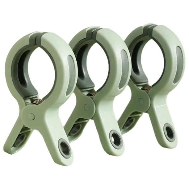 3/6 pinzas para ropa antideslizantes multifuncionales para tendedero (3 piezas verdes)