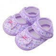 thumbnail image 3 of KOOYET Newborn Kids Girl Shoes Cute Bow Princess children Slip Shoes 0-18 Months Toddler Shoes, 3 of 6