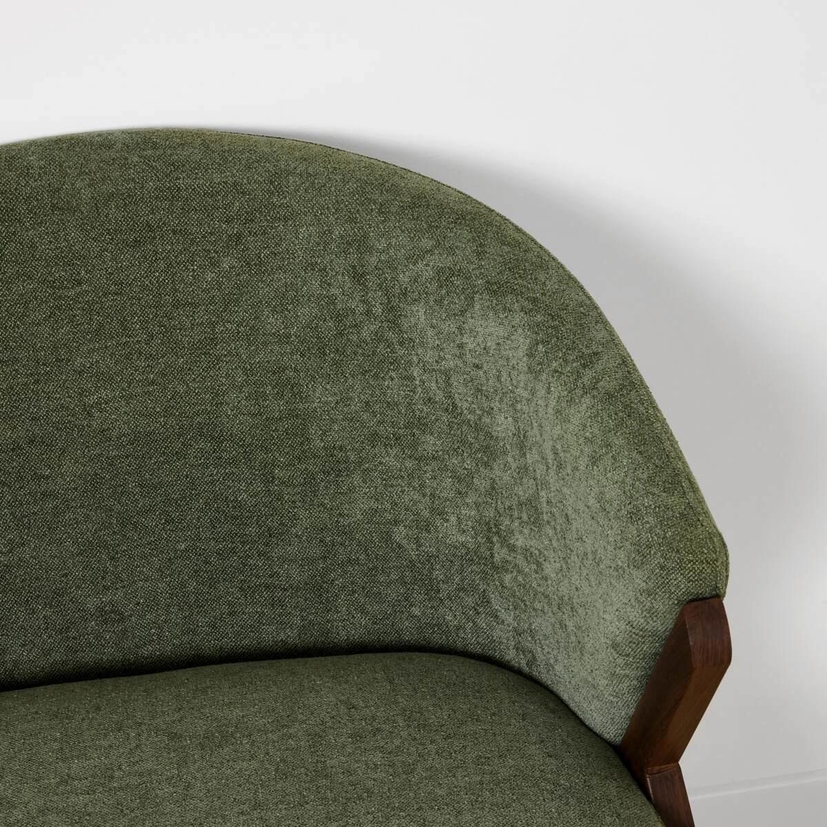 Anko Chenille Lounge Chair, Green