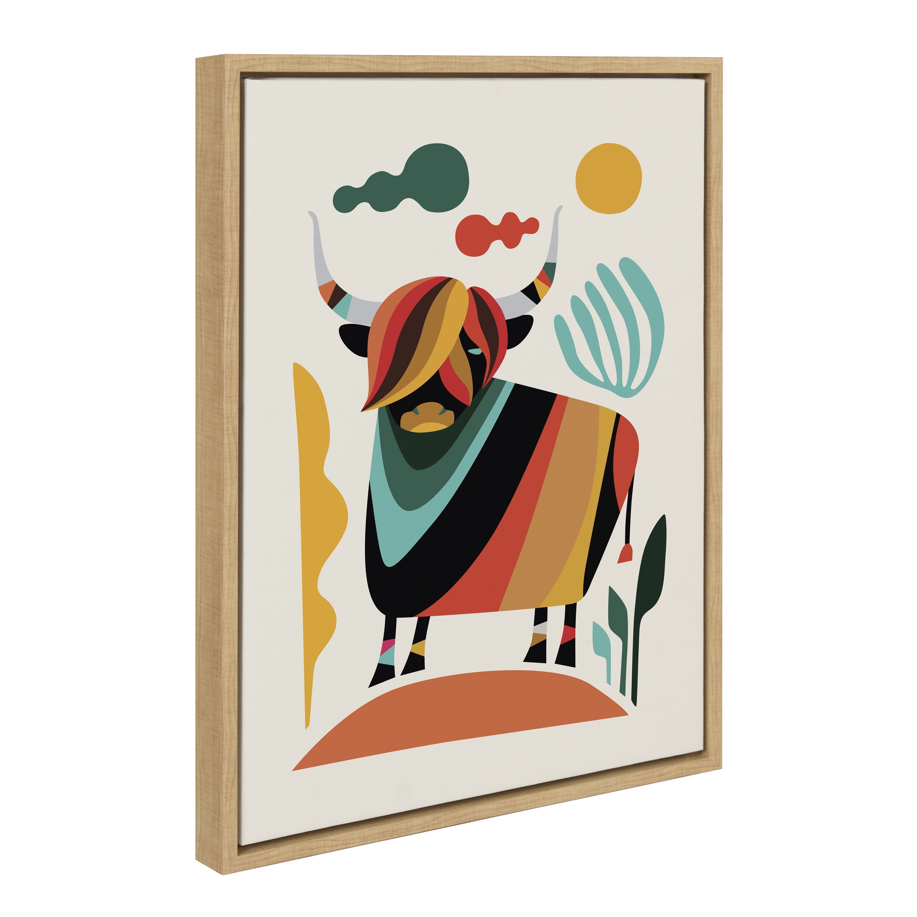 Kate and Laurel Animals & Insects Framed Canvas Art Print, 18" x 24"