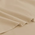 thumbnail image 3 of Ultra Soft Premium Bamboo Bed Sheet - Breathable, Wrinkle Free, Deep Pocket, Hypoallergenic - 4 Piece Bamboo Set (Brown, King/California King), 3 of 5